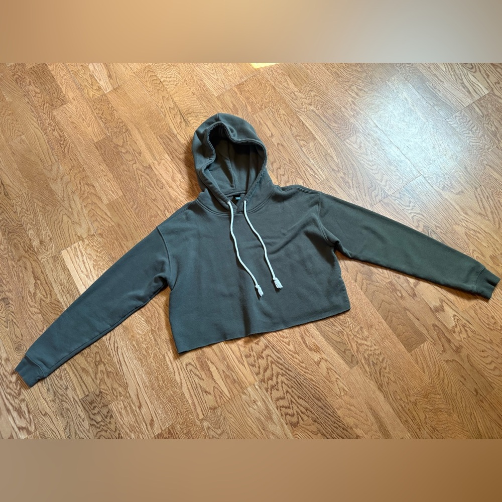 Wild Fable Cropped Hooded Sweater